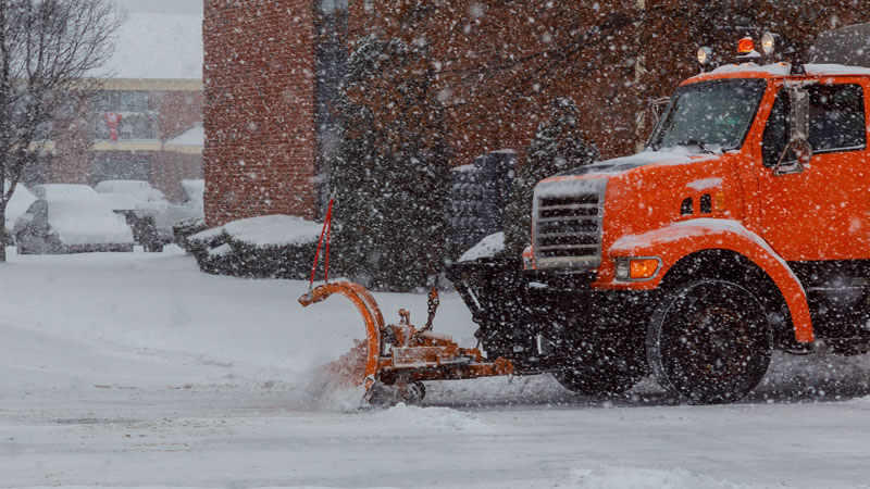 Snow plowing & salting