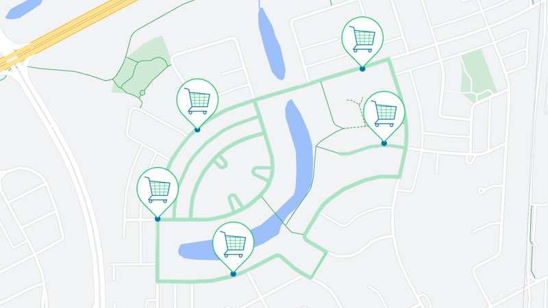 Technology driven shopping cart recovery