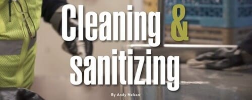 Supermarket Perimeter: Cleaning & Sanitizing